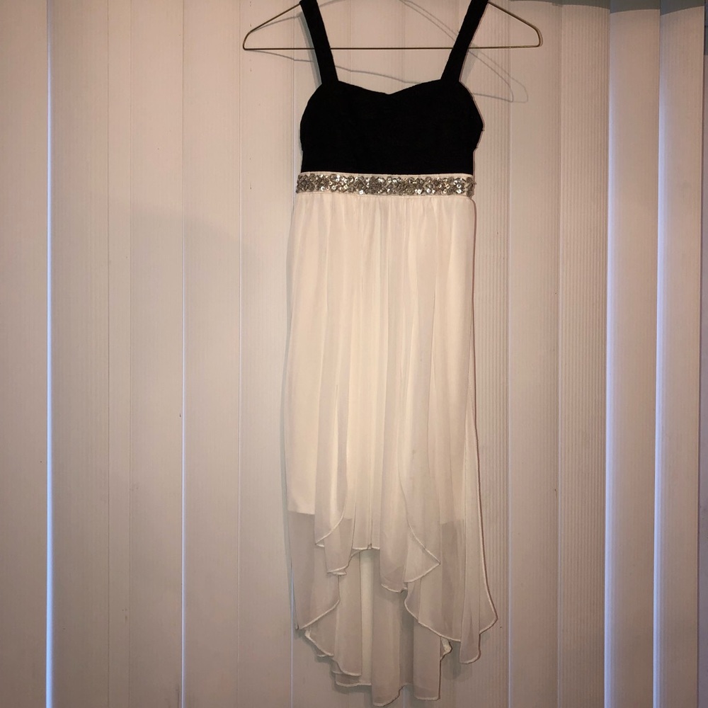 black and white kids dress